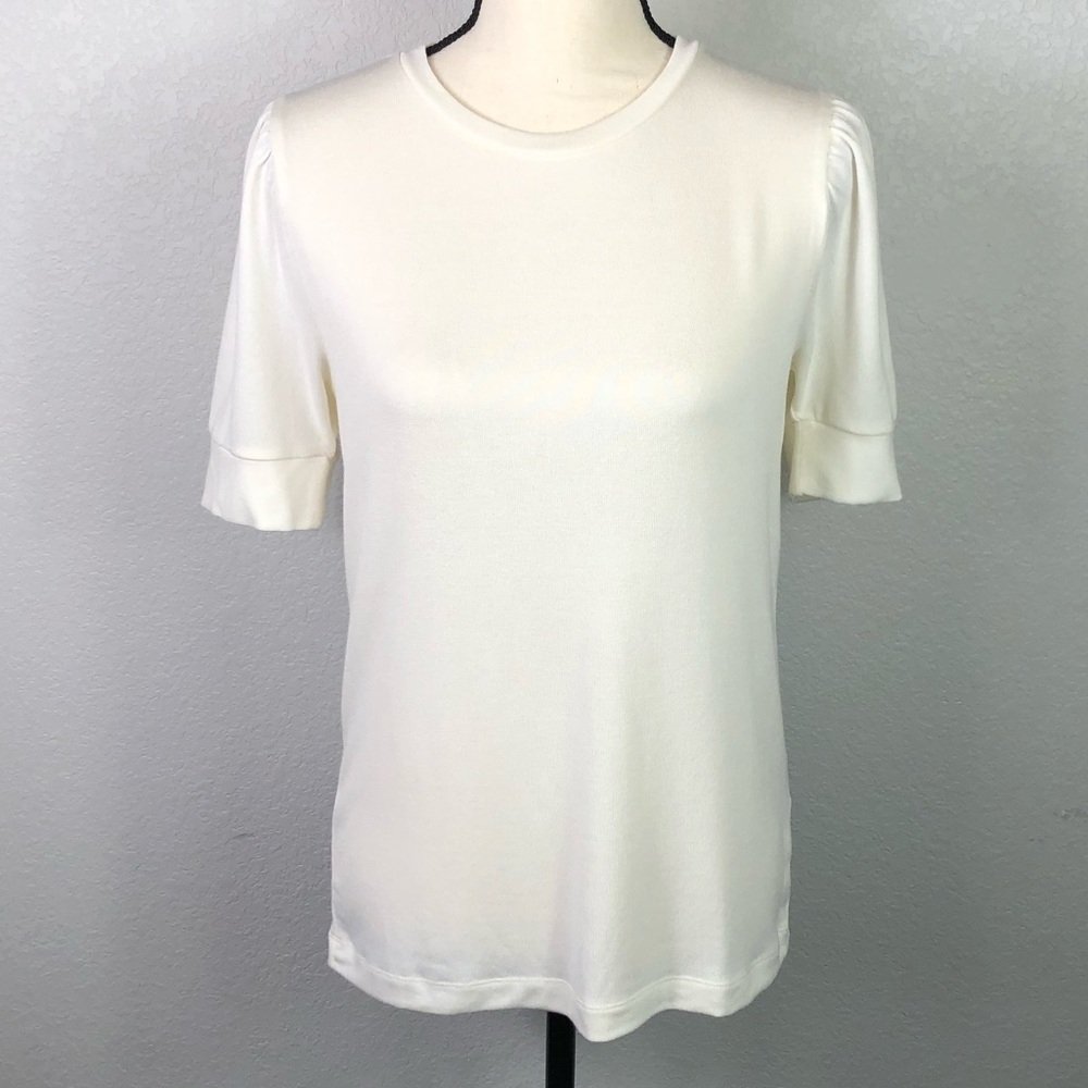 J. Crew Super Cozy Puff Sleeve Top